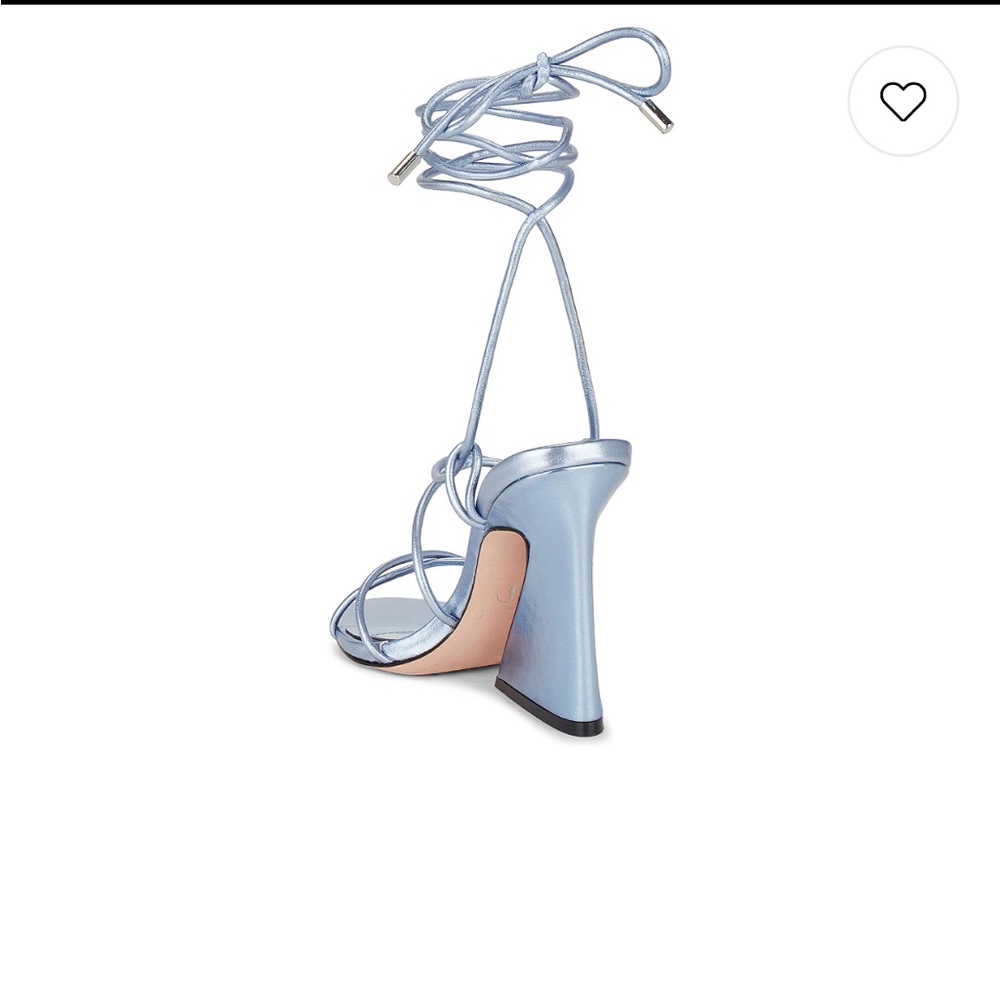 Jennifer Lopez Light Blue Strappy Heels - Picture 3 of 6